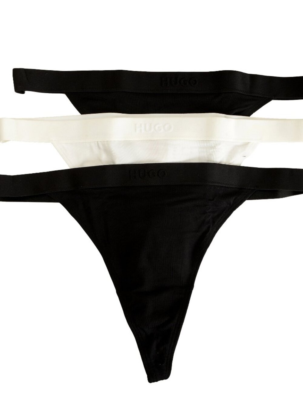 Hugo Boss Women's "Triplet String Pure" 3Pack String Panties Set US XL IT 46